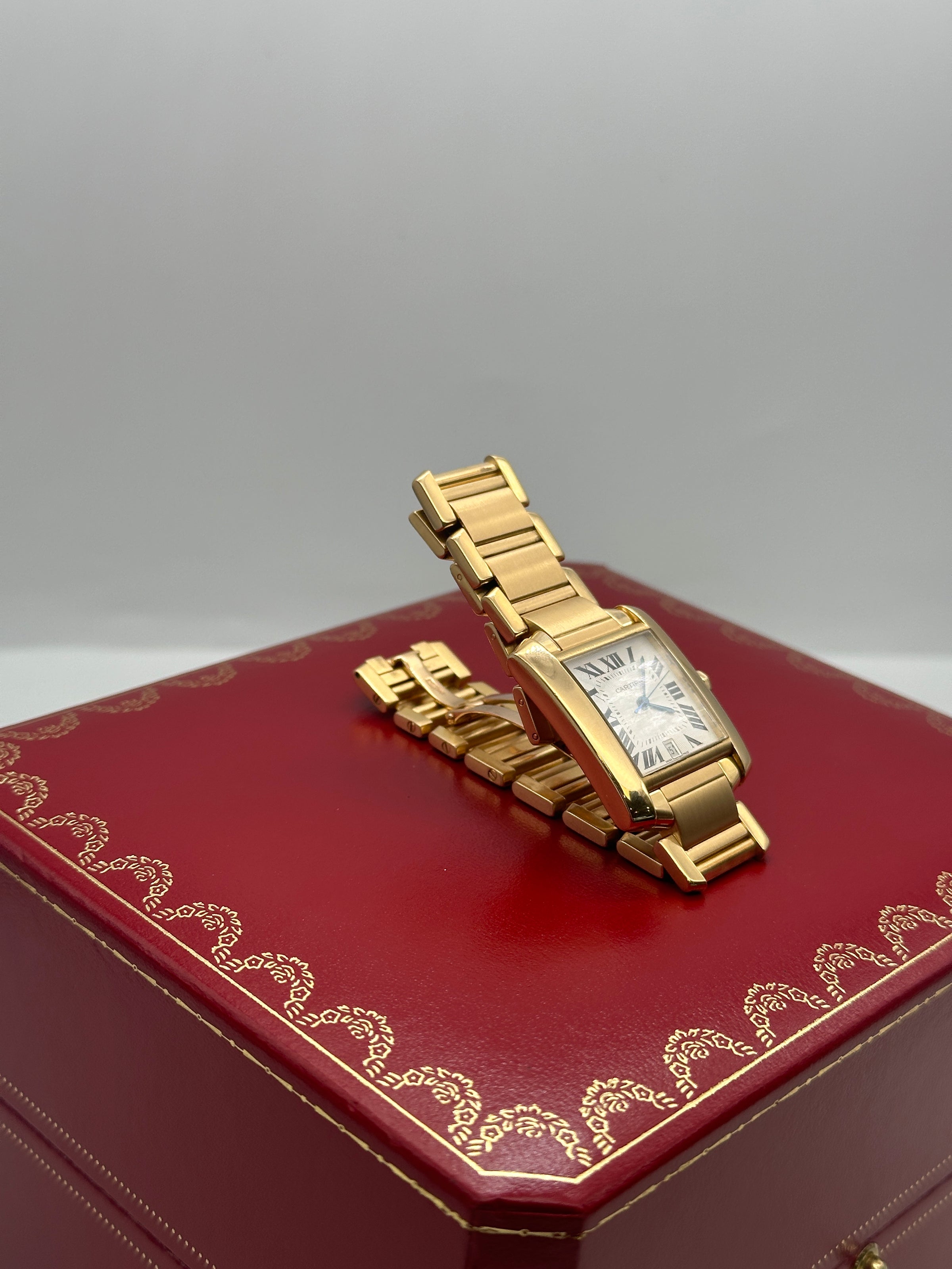 Cartier Tank Francaise 18k Yellow Gold – Elite HNW - High End Watches ...