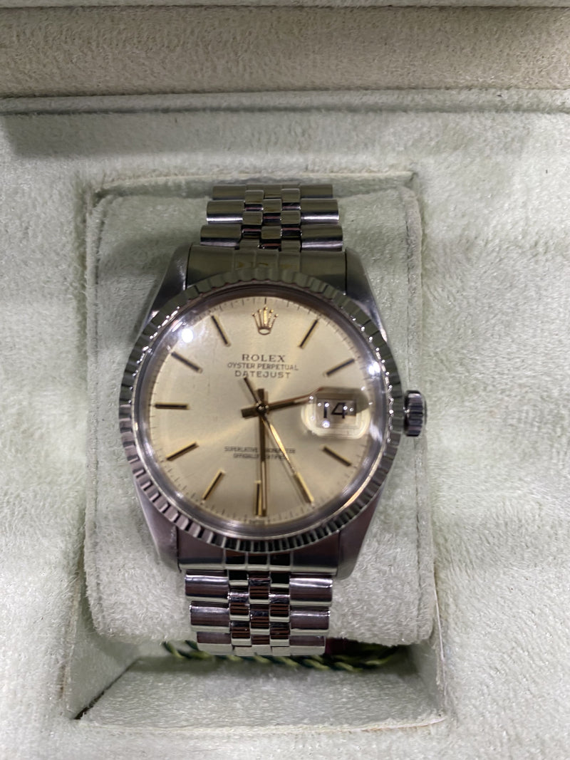 Rolex Datejust 36 Yellow Dial