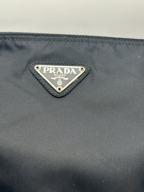 Prada Tessuto Nylon Crossbody Bag Black