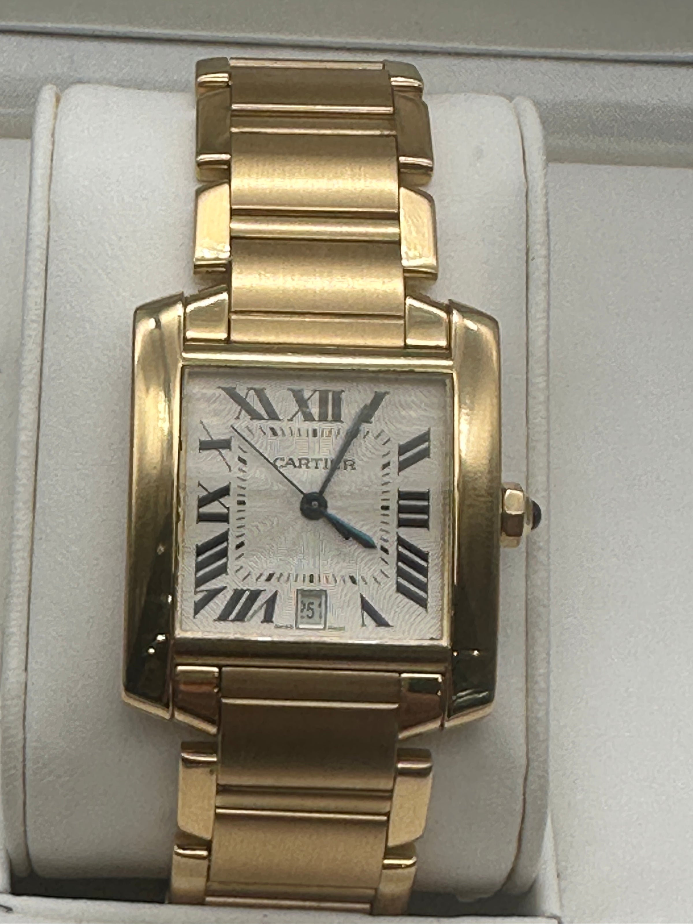 Cartier Tank Francaise 18k Yellow Gold – Elite HNW - High End Watches ...