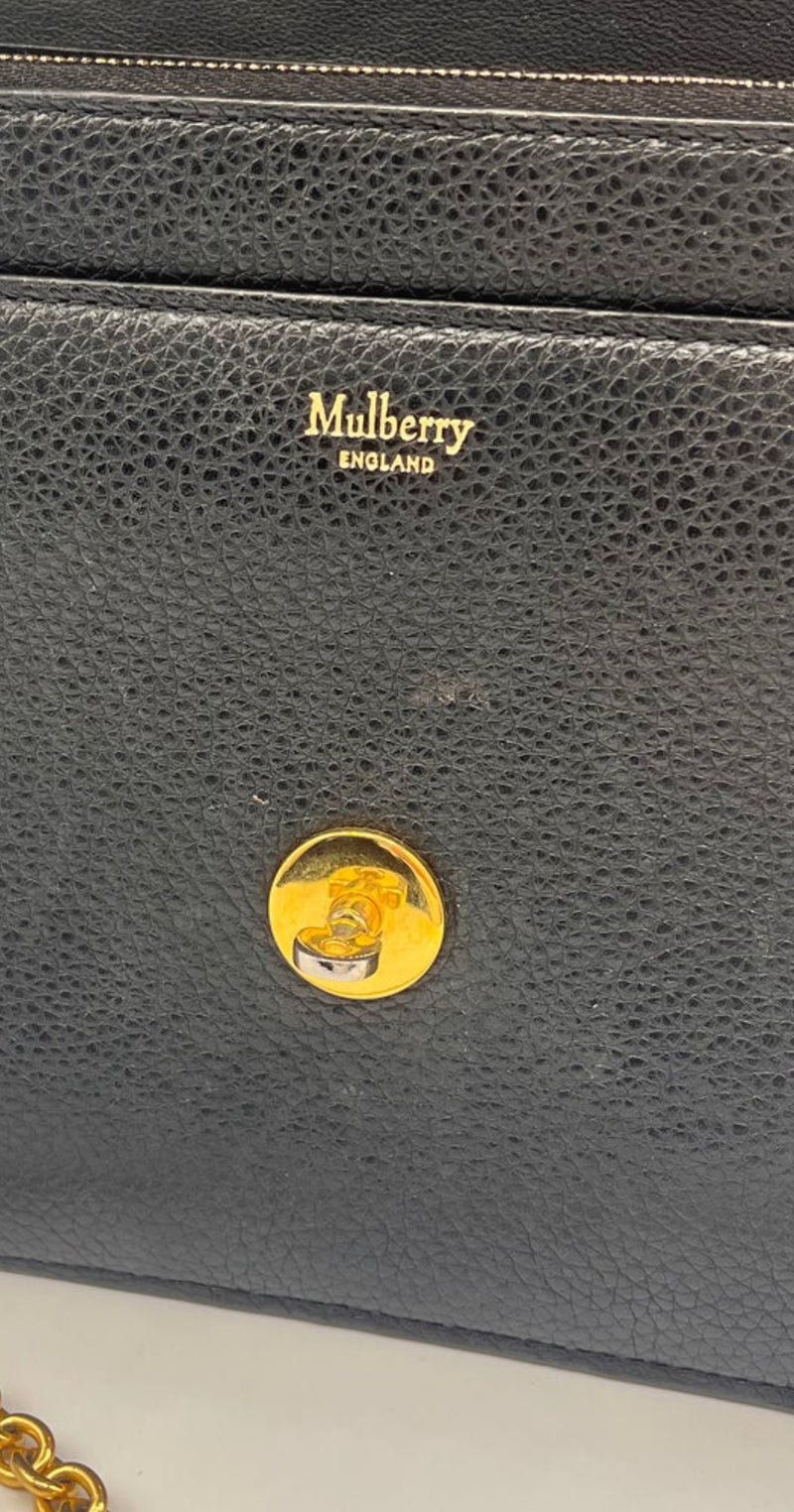 Mulberry Black Side Bag