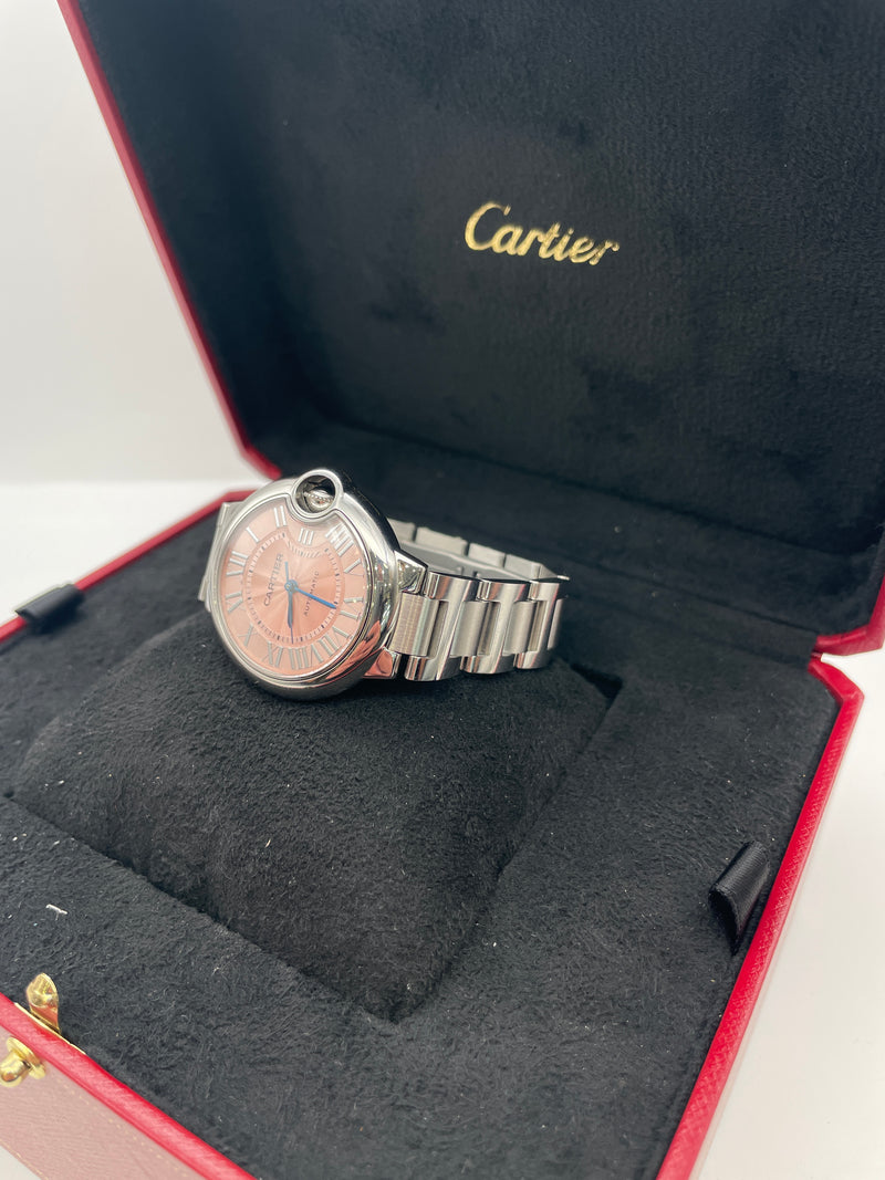 Cartier Balon Blue Pink Dial