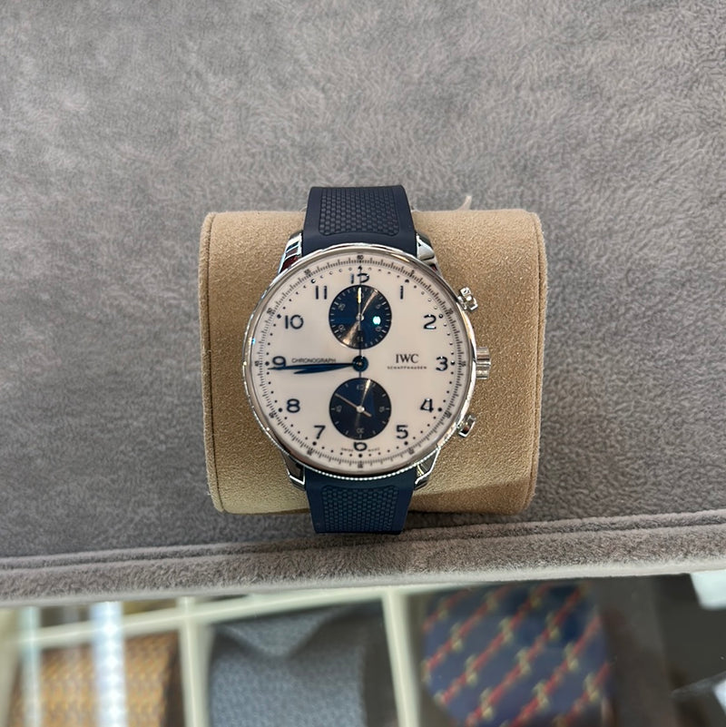 International Watch Company Ingenieur Chronograph Blue Self-Winding