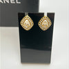 Chanel CC Pearl Earrings