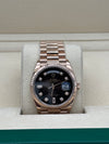 Rolex Day Date 36mm 18K Rose Gold, Brown Ombre Diamond Dial
