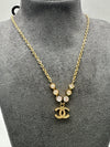 Chanel Small Necklace with Interlocking C Diamanté Logo