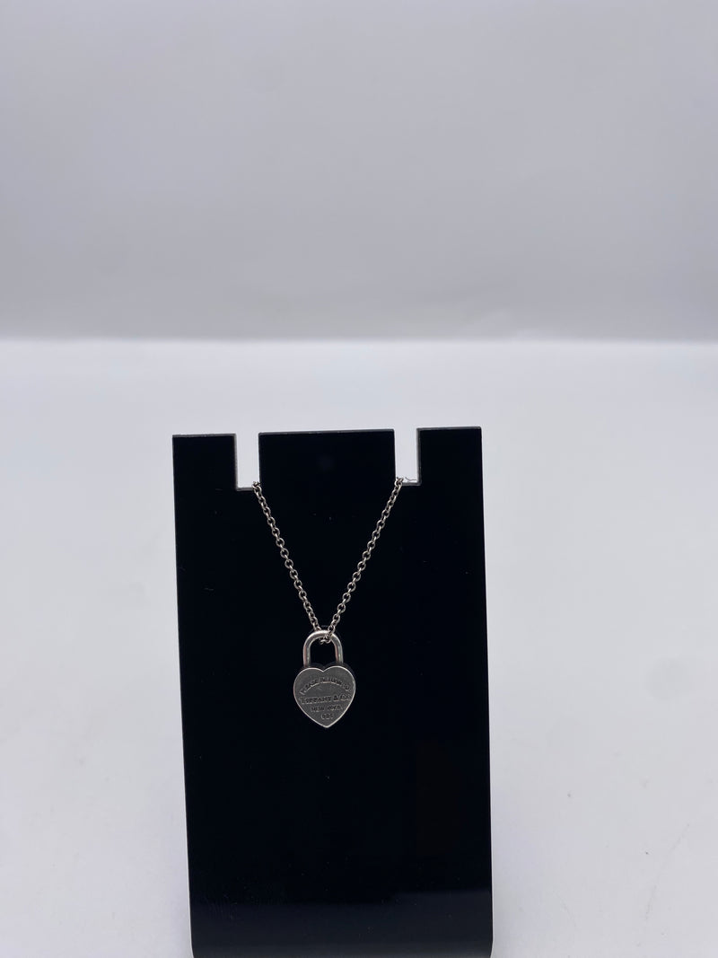 Tiffany & Co Heart Lock Necklace