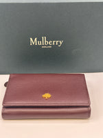 Mulberry Oxblood Wallet