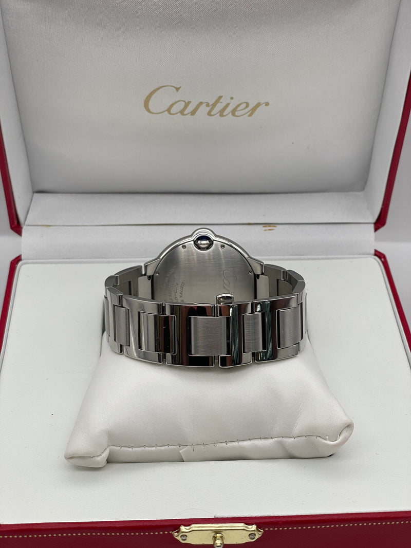 Cartier Balon Blue White Dial 42mm