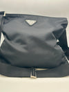 Prada Tessuto Nylon Crossbody Bag Black