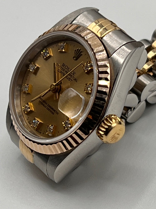 Rolex 26mm Datejust Stainless Steel And Yellow Gold