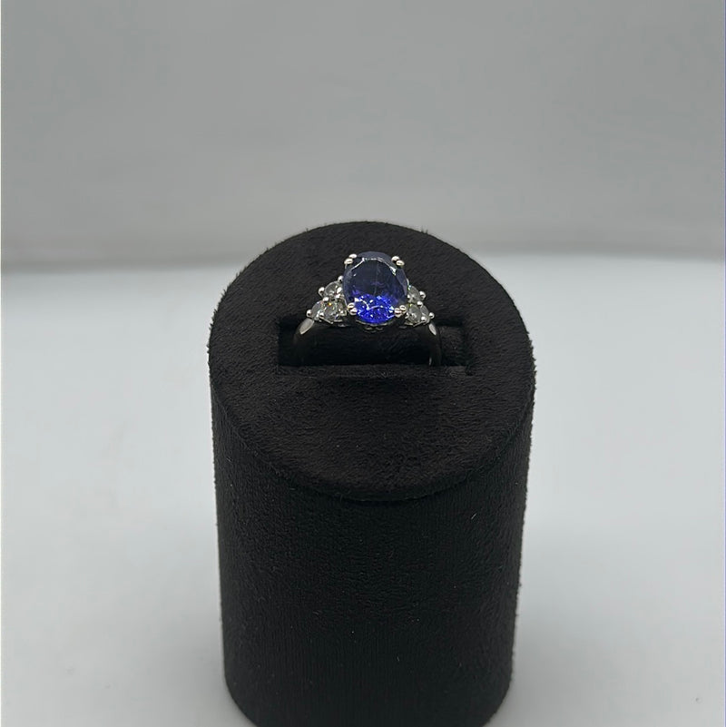 Tanzanite And Diamond Ring