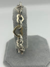 Tiffany & Co 18ct and sterling silver heart link Bracelet