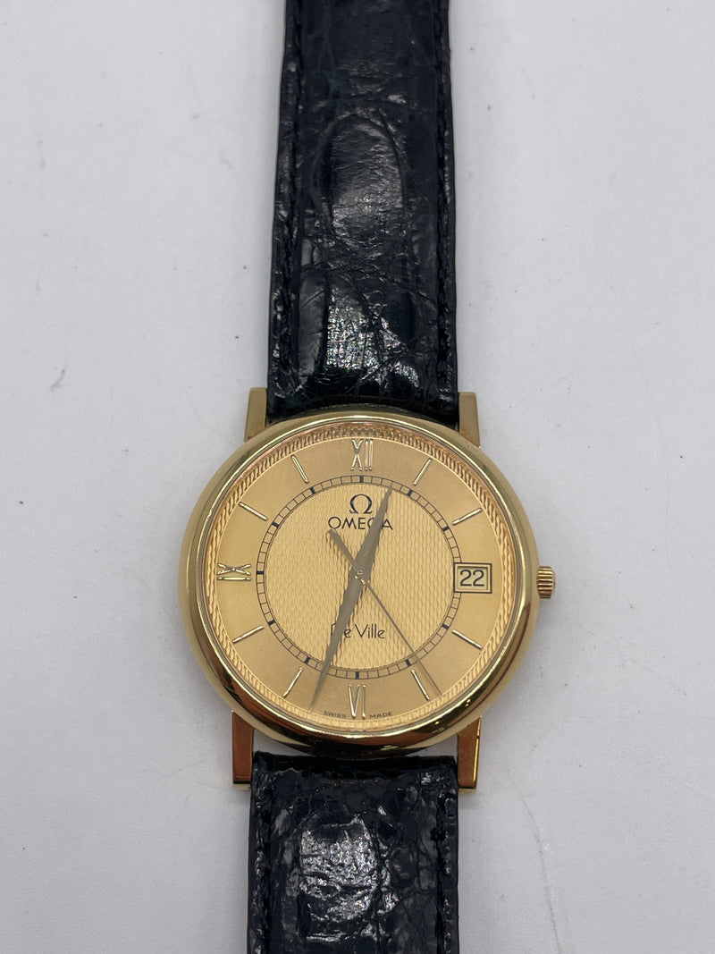Omega De Ville 18ct Gold Watch