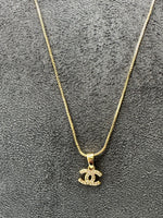 Chanel Small Chain with Small Interlocking C Diamante Logo
