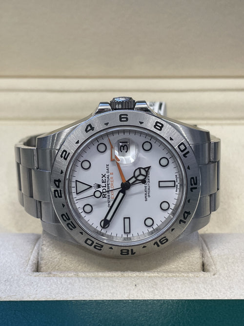 Rolex Explorer II Stainless Steel White Dial