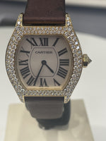 Cartier Tonneau Diamond - Factory Set