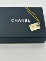 Chanel Dog Tag Necklace