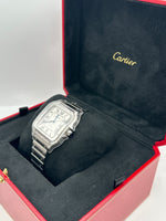 Santos De Cartier White Dial Large