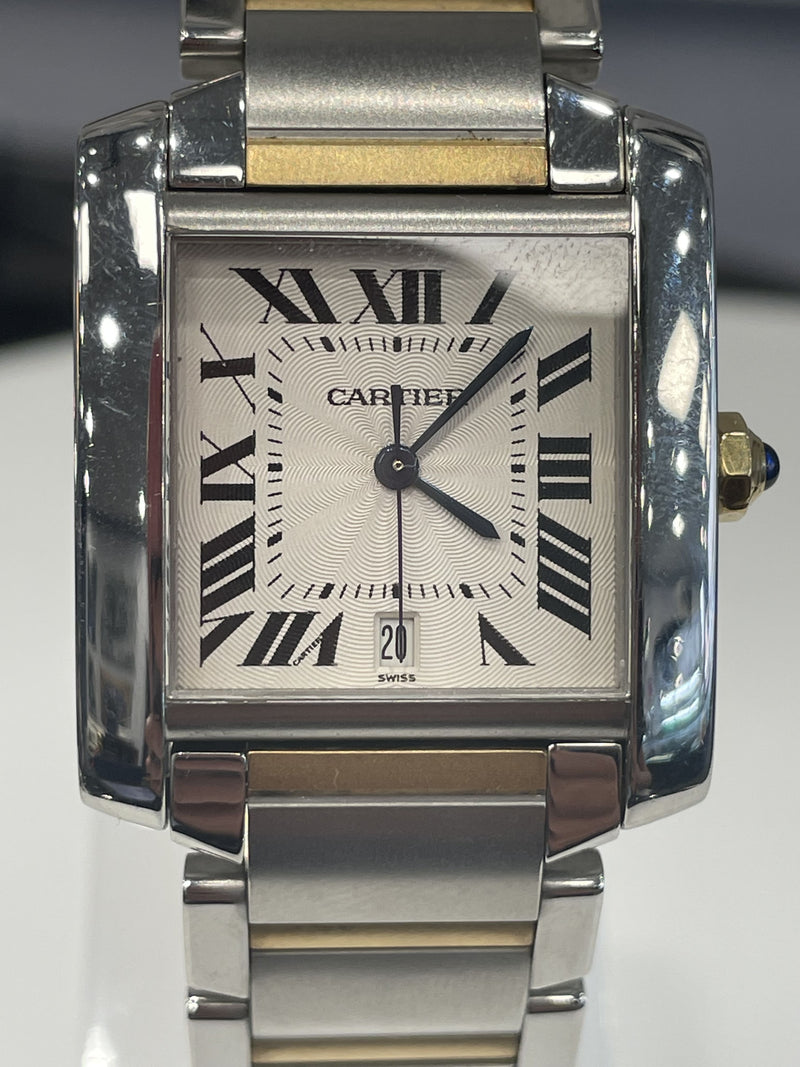 Cartier Steel & Gold Tank Francaise - Gents Automatic