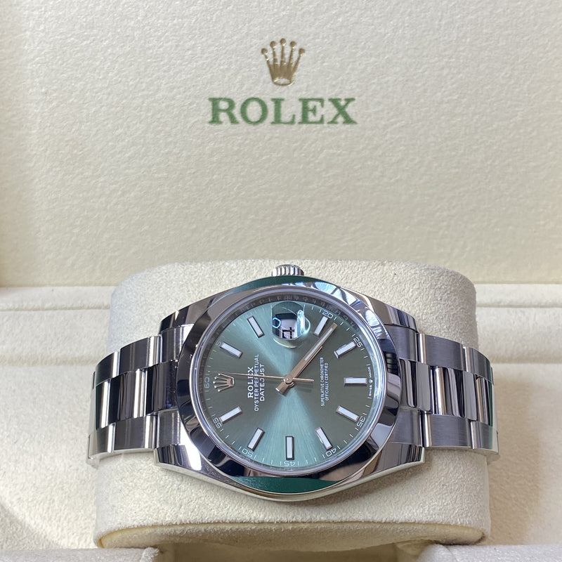 Rolex Datejust 41mm Green Dial