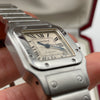 Stainless Steel Cartier Santos Small