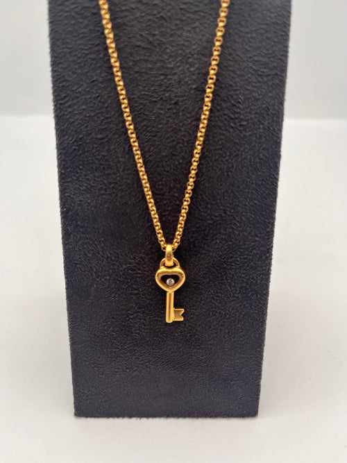 Chopard Diamond Key Necklace