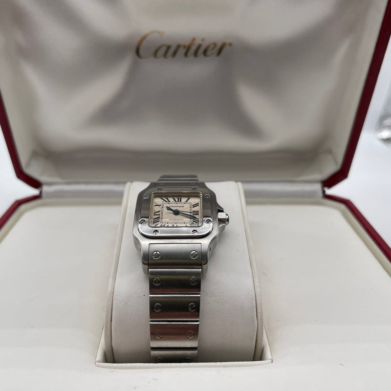 Stainless Steel Cartier Santos Small
