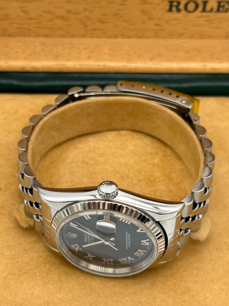 Rolex Datejust 36mm Azzurro Blue Dial Jubilee Bracelet – Elite HNW