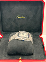 Santos De Cartier White Dial Large