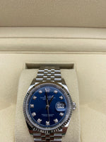 Rolex Datejust 36mm (blue face diamond dial) 2023