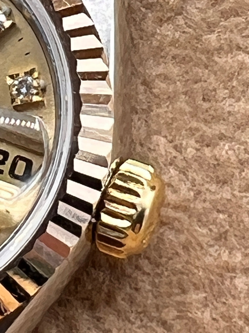 Rolex 26mm Datejust Stainless Steel And Yellow Gold