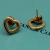 Tiffany & Co 18ct Yellow Gold Heart Earrings