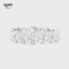 APM Monaco Couture Phalanx Ring - White Silver