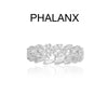 APM Monaco Couture Phalanx Ring - White Silver