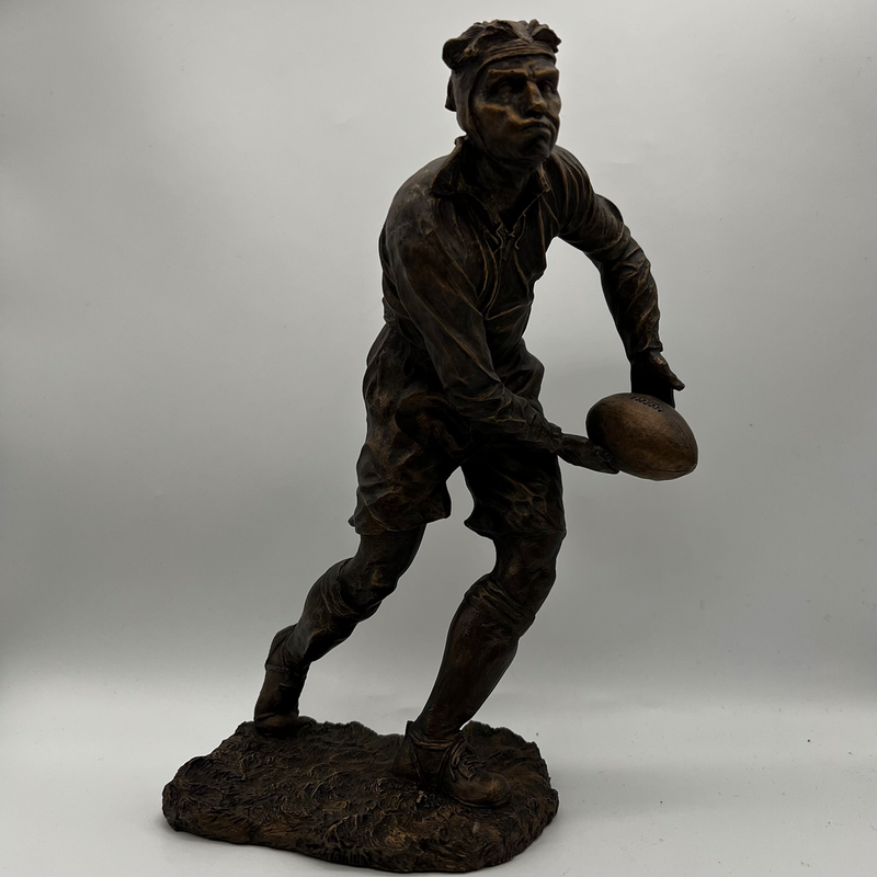 Bronze Rugby Player Sculpture By Sherratt & Simpson