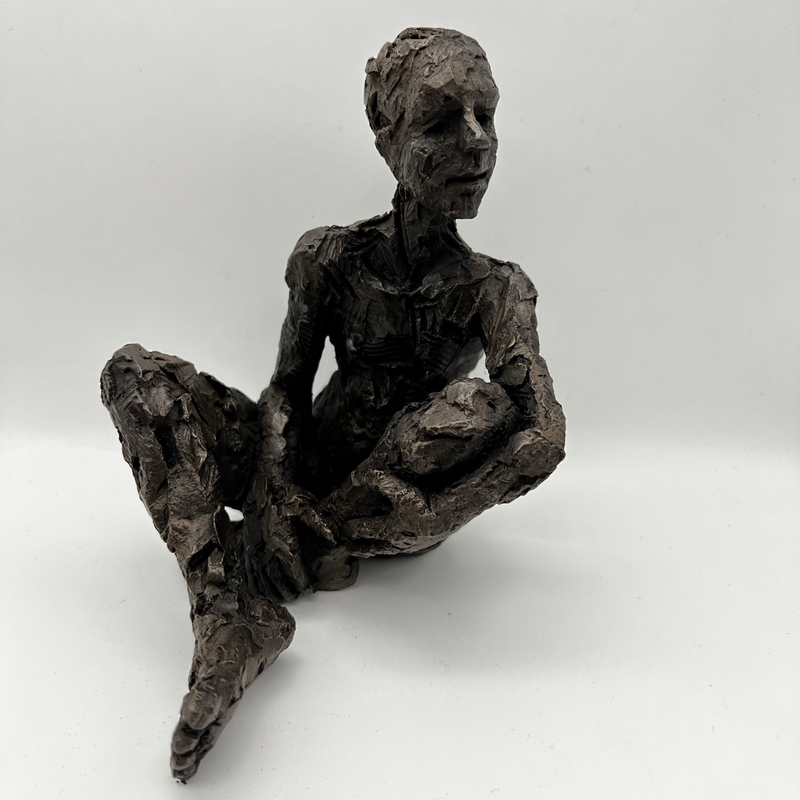 Carol Peace Sculpture - 'Seated Male 1'