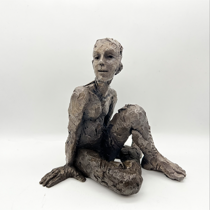 Carol Peace Sculpture - 'Seated Male 2'