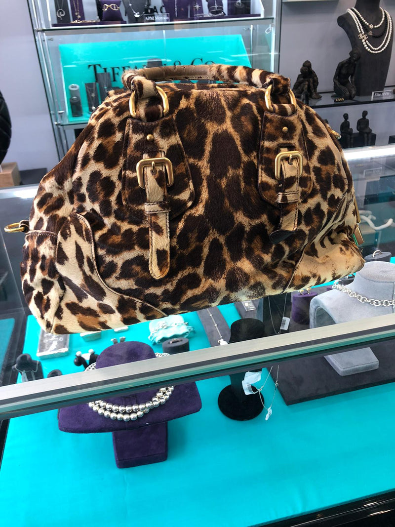 Prada Leopard Print Handbag
