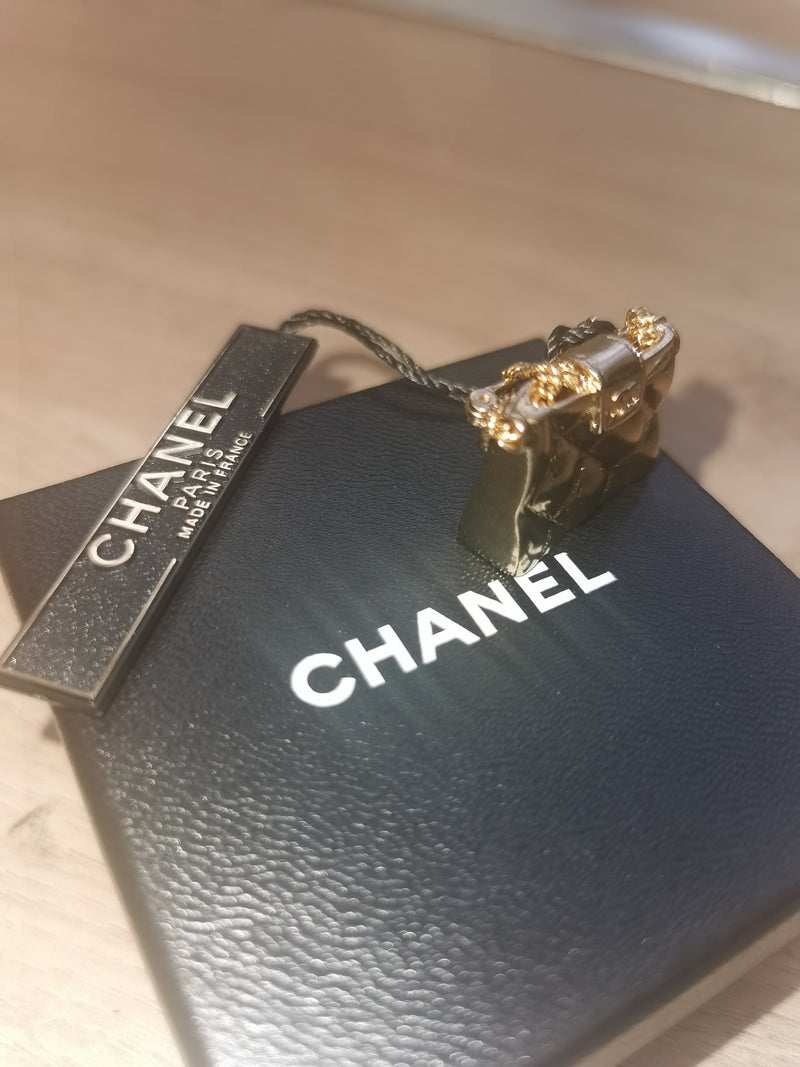 Chanel Gold Plated Handbag Brooch