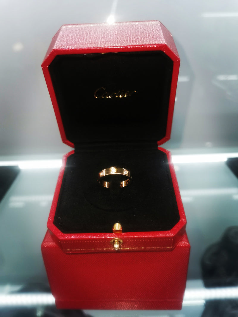 Cartier Love Ring Full Diamonds