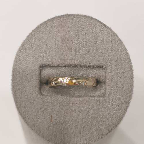 Yellow Gold Diamond Band
