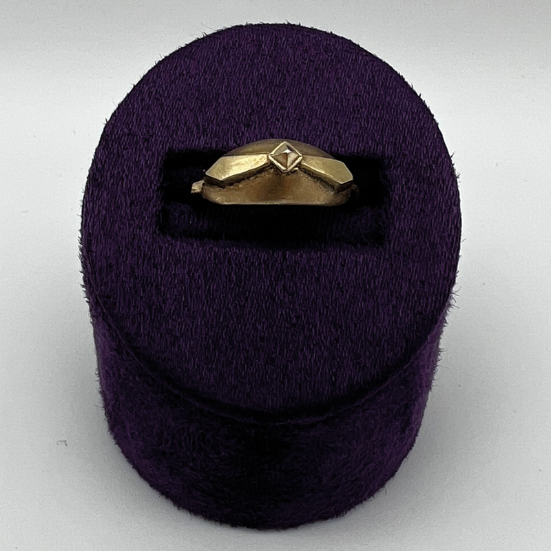Maria Black Gold Plated Ring