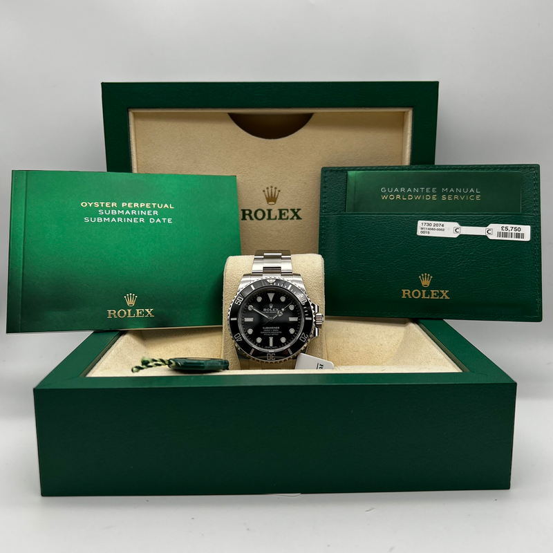 Rolex Submariner Non-Date Black Dial and Bezel