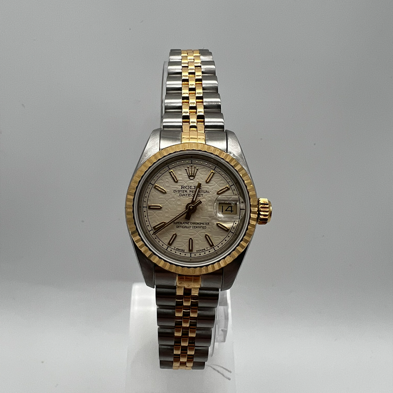 Rolex Ladies Steel and Gold - Champagne Dial
