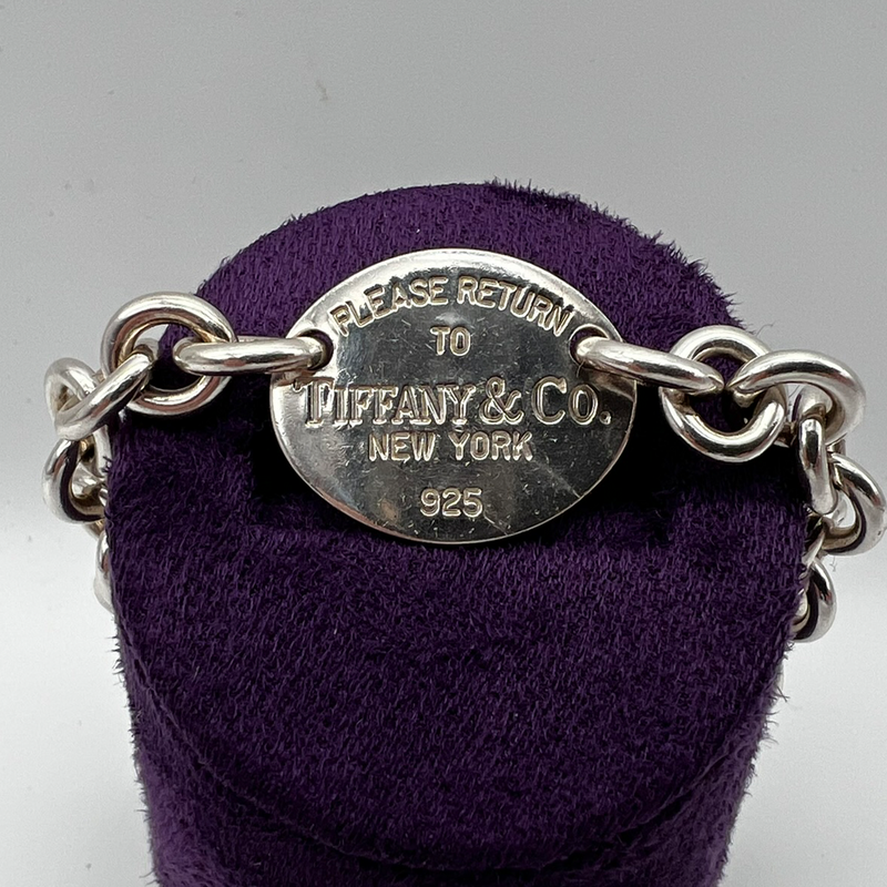 Tiffany & Co. 'Return To Tiffany' Oval Tag Bracelet