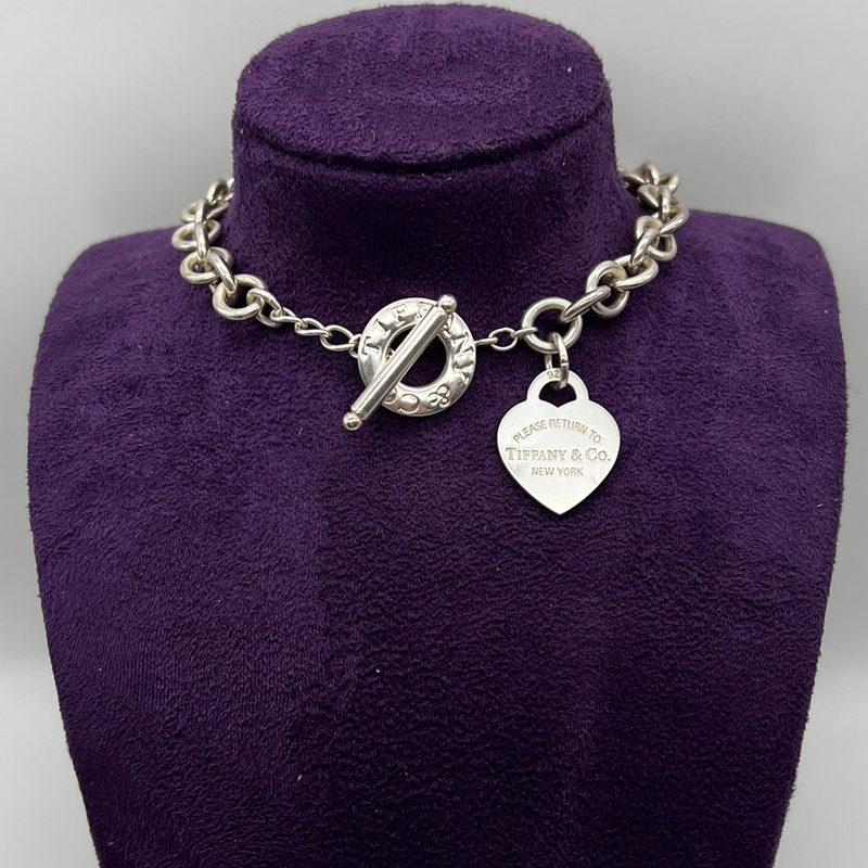 Tiffany & Co. 'Return to Tiffany' Heart Tag Toggle Necklace