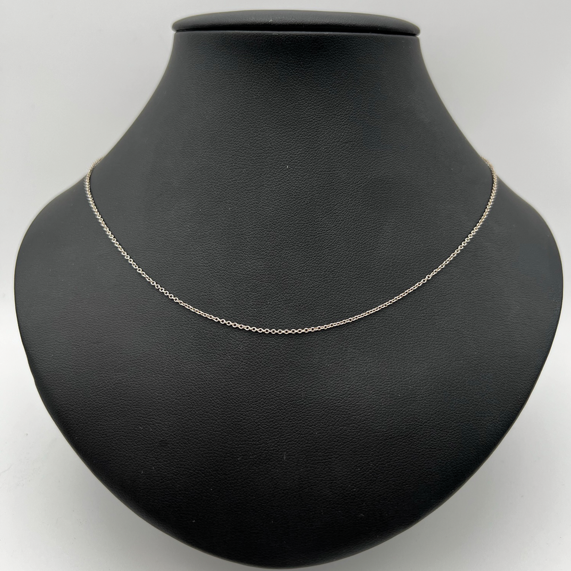 Tiffany & Co 925 Sterling Silver Chain Necklace 16” – Elite HNW 