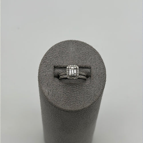 Diamond Ring & Wedding Band Set