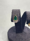 Emerald And Diamond Earrings